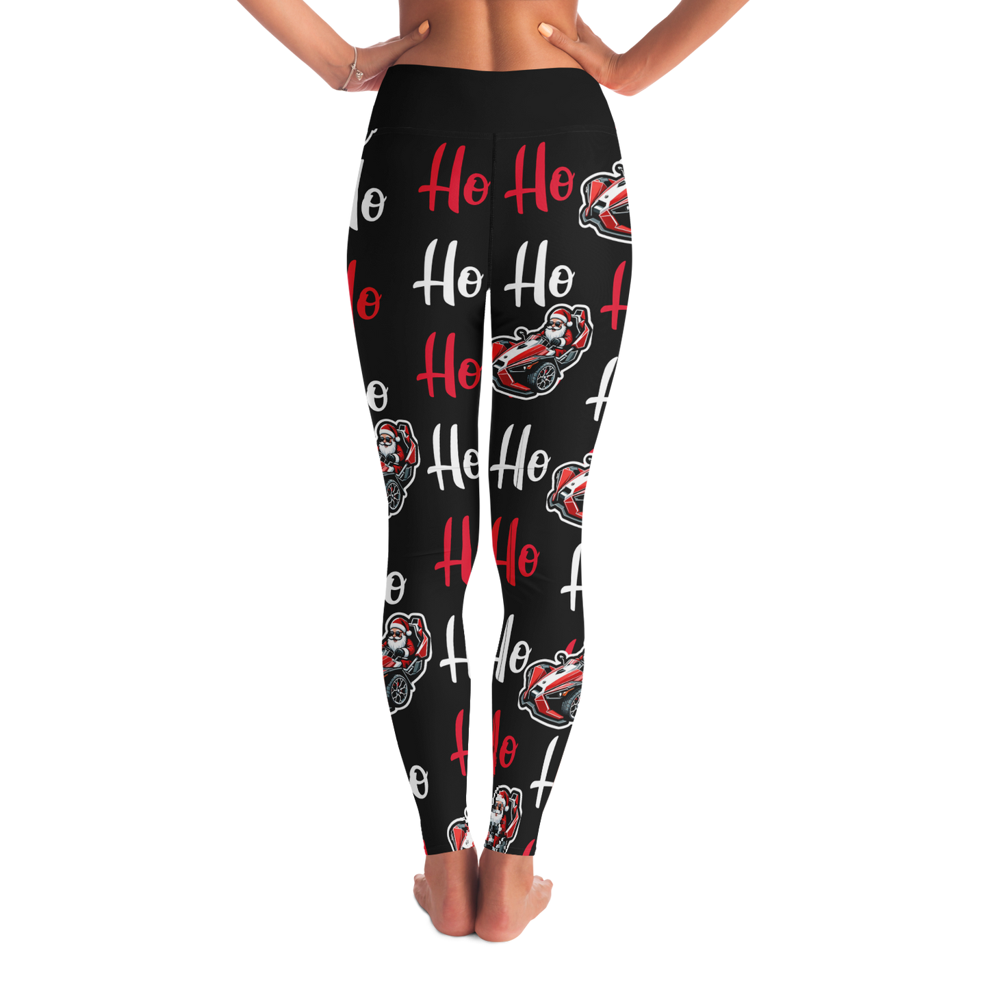Ho! Ho! Ho! Santa Driving Slingshot Leggings - Sling Life Fans