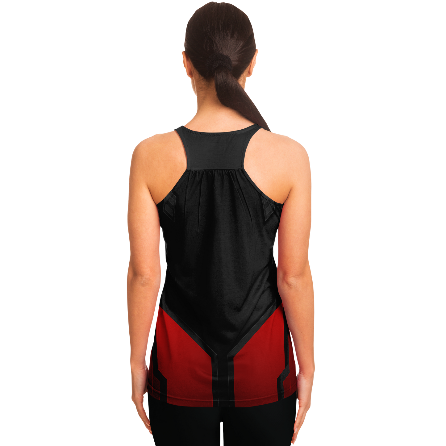 Black & Red Abstract Sling Life Tank Top - Sling Life Fans