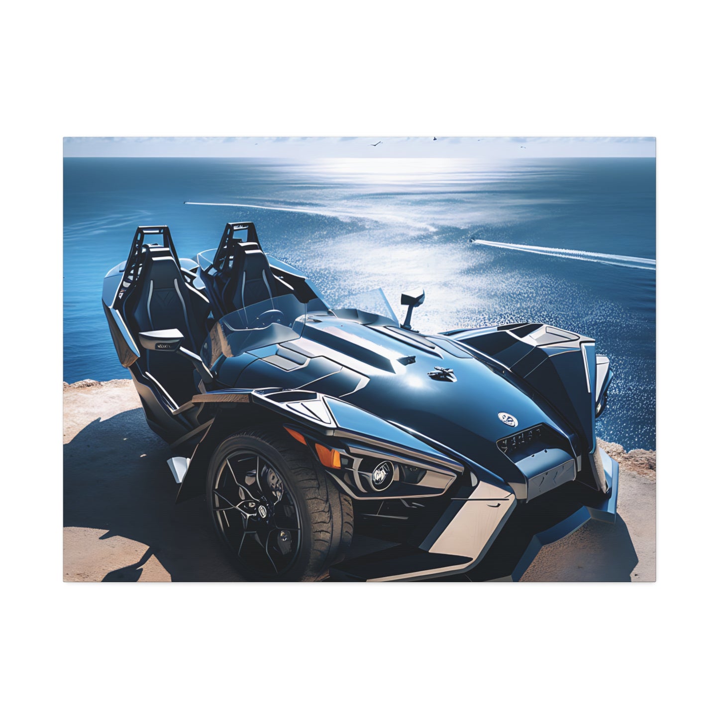 Polaris Slingshot Oceanside View Canvas - Sling Life Fans