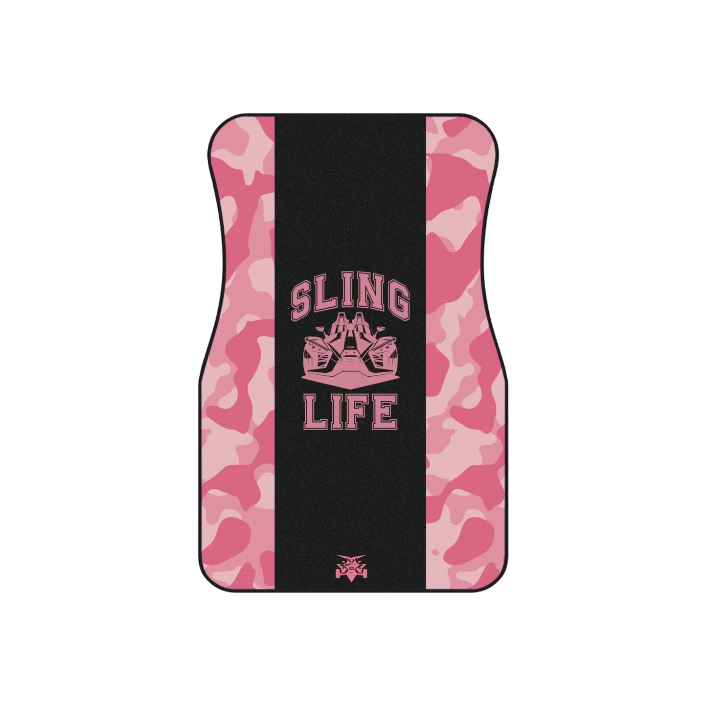 Pink Camoflauge Car Mats - Sling Life Fans