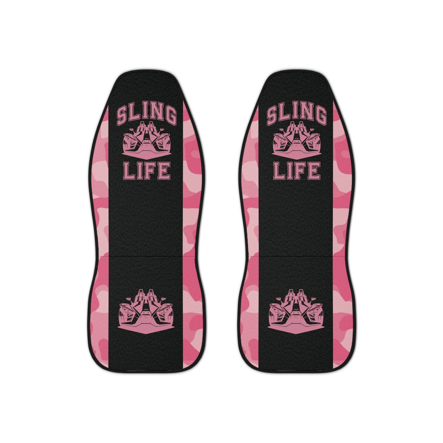 Pink Camoflauge Car Seat Covers - Sling Life Fans