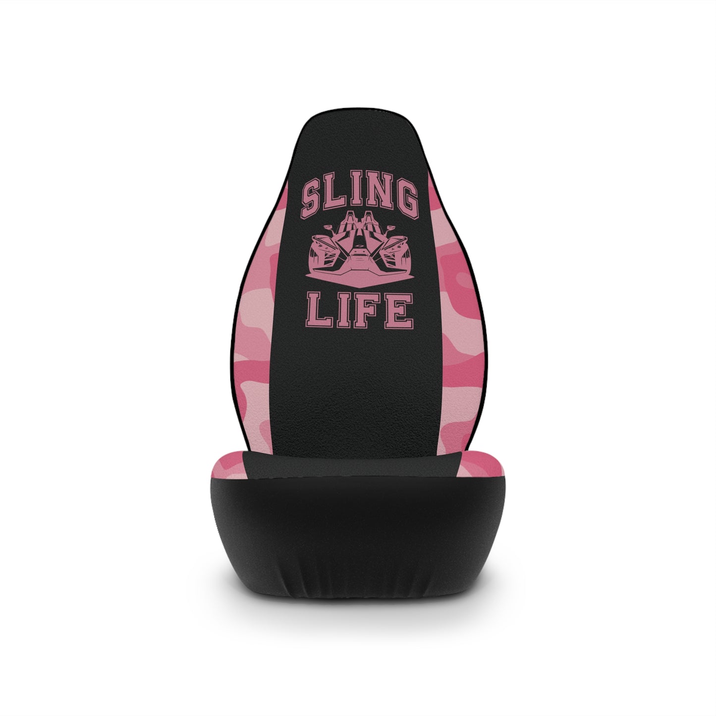 Pink Camoflauge Car Seat Covers - Sling Life Fans