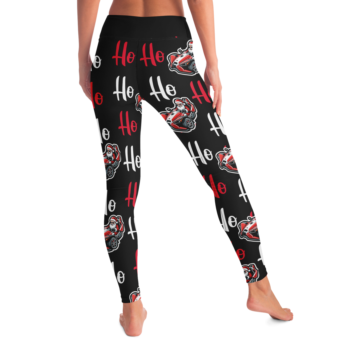 Ho! Ho! Ho! Santa Driving Slingshot Leggings - Sling Life Fans