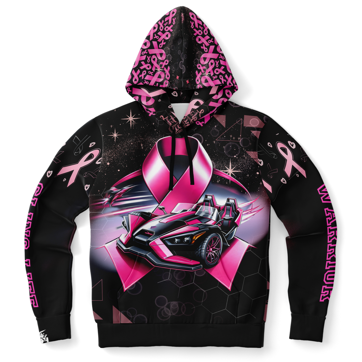 Breast Cancer Awareness AOP Hoodie - Sling Life Fans