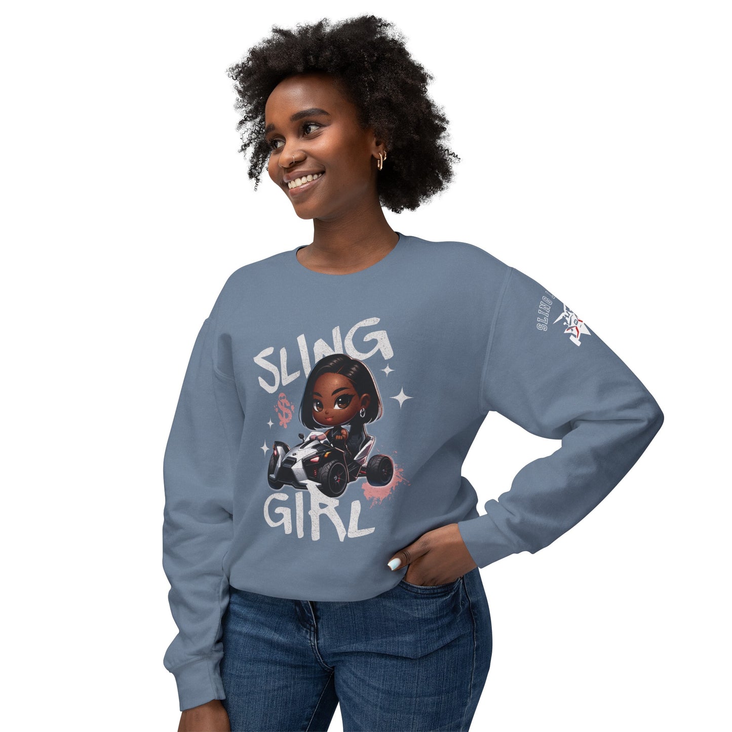 Chibi Girl Sling Life Sweatshirt - Sling Life Fans