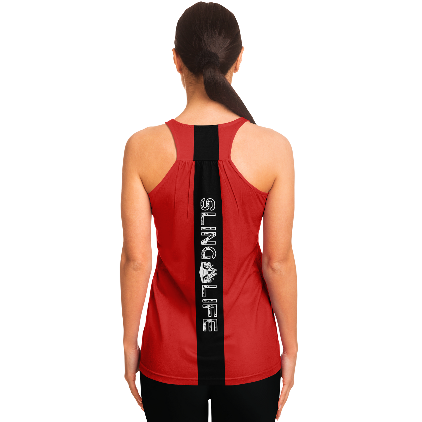 Red & Black Graffiti Sling Life Tank Top - Sling Life Fans