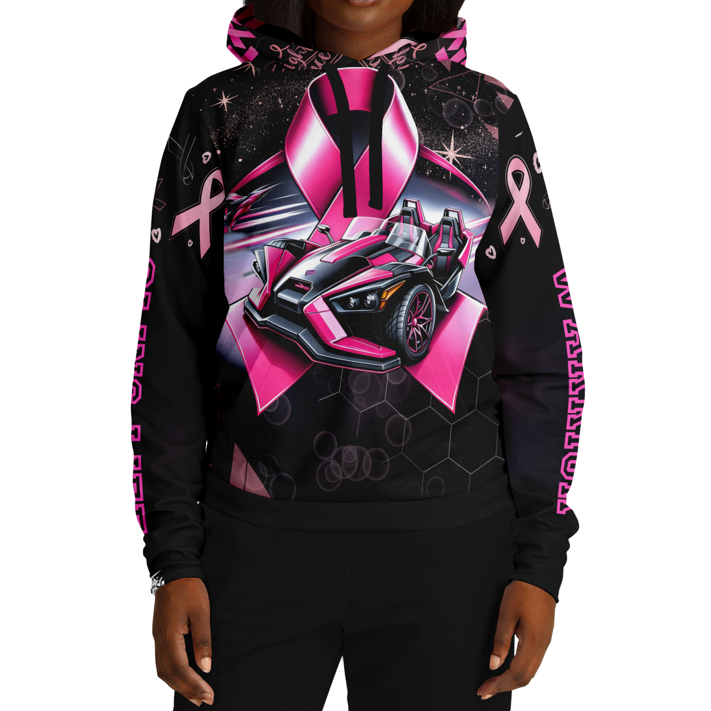 Breast Cancer Awareness AOP Hoodie - Sling Life Fans
