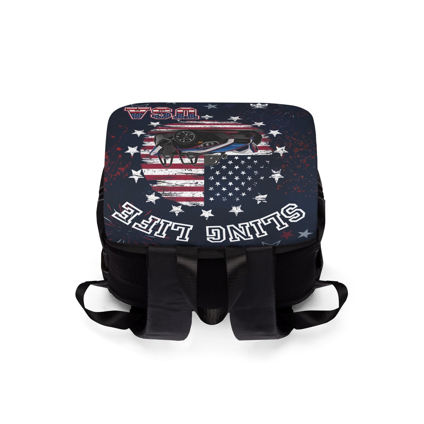 Sling Life USA Slingshot Graphic Shoulder Backpack - Sling Life Fans