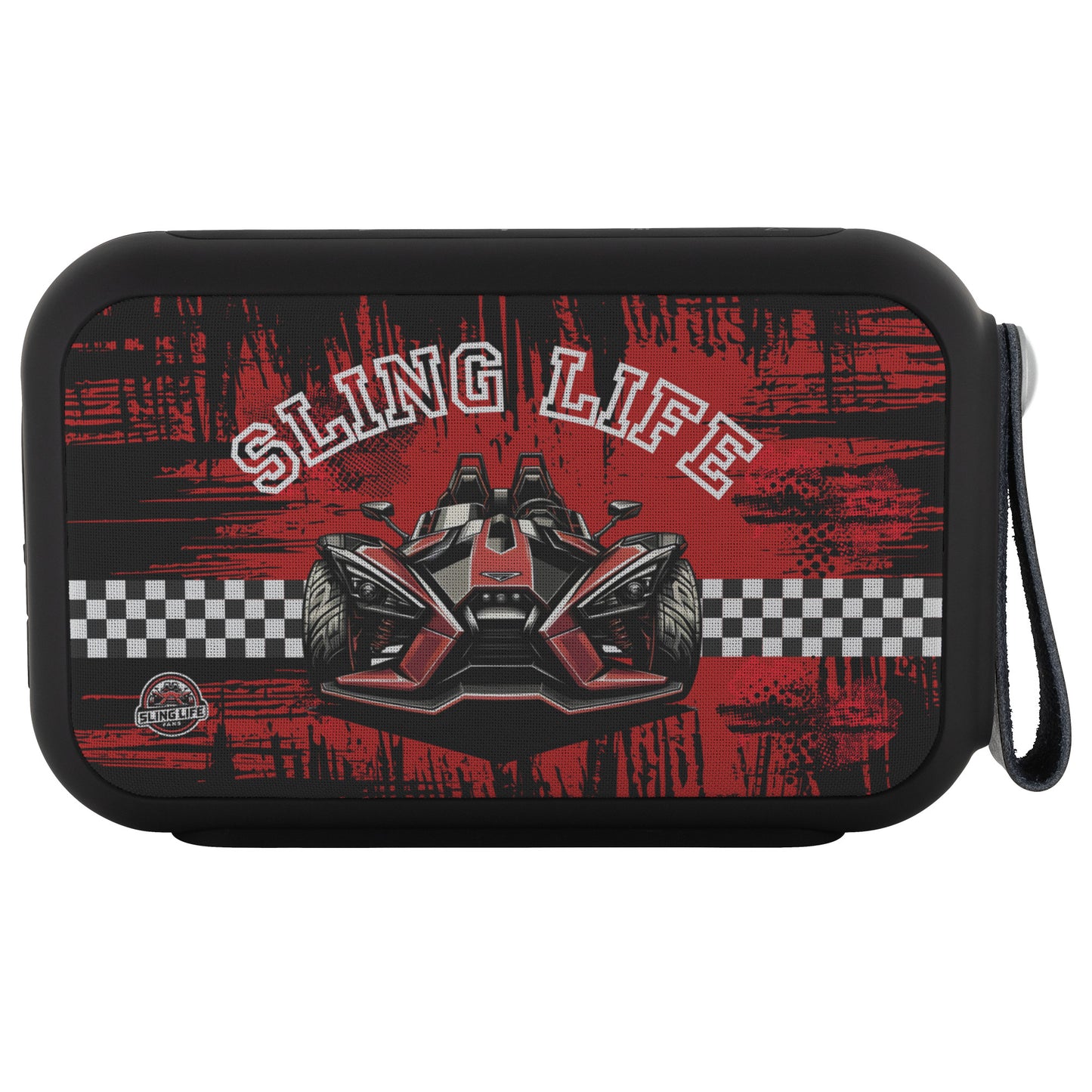 Black & Red Racing Bluetooth Speaker - Sling Life Fans