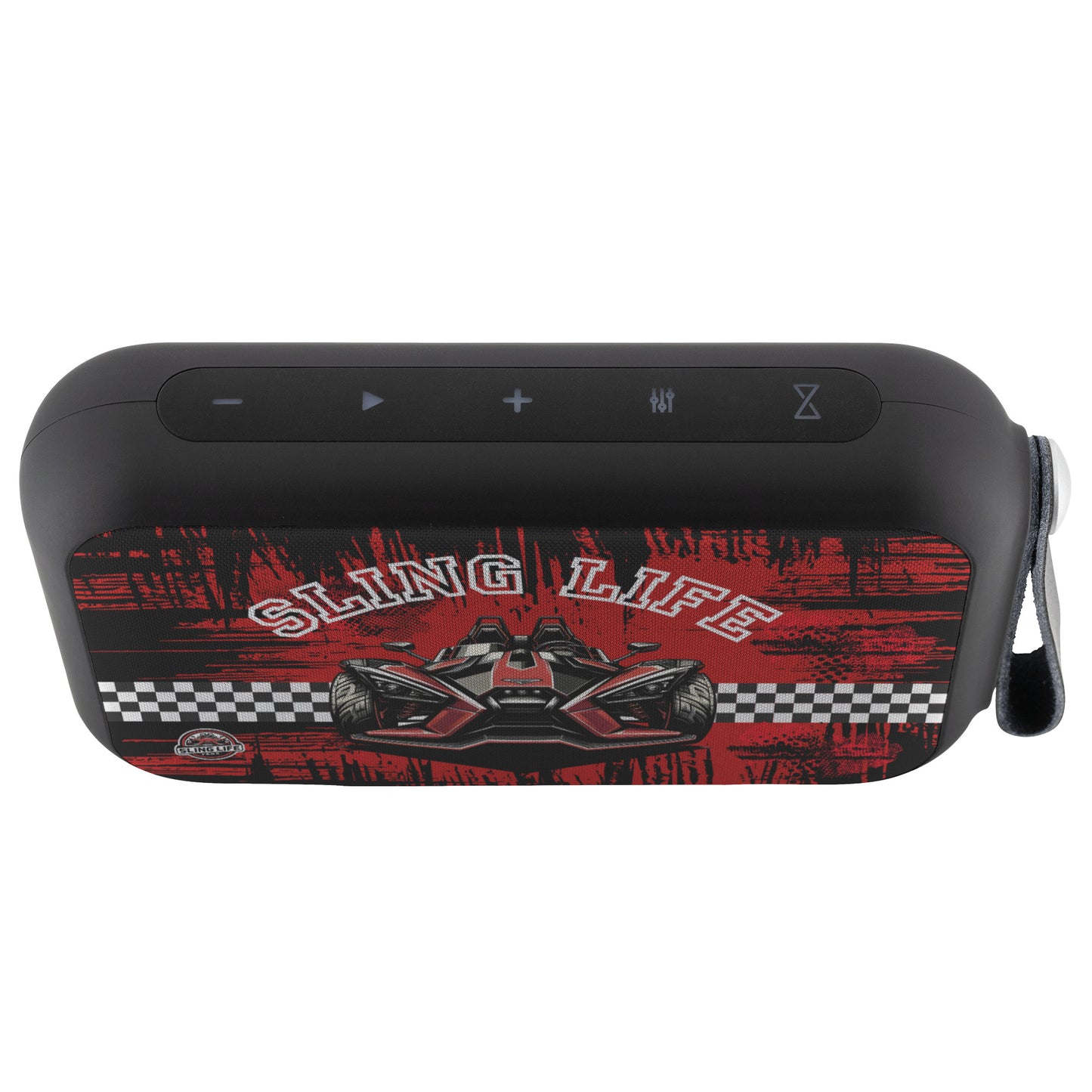Black & Red Racing Bluetooth Speaker - Sling Life Fans