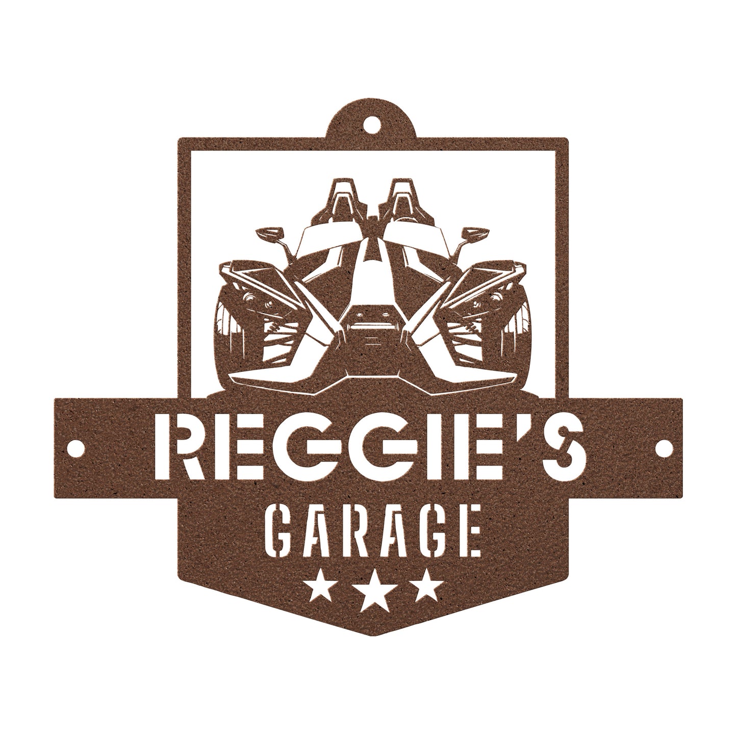 Customized Name Slingshot Gargage Metal Sign - Sling Life Fans