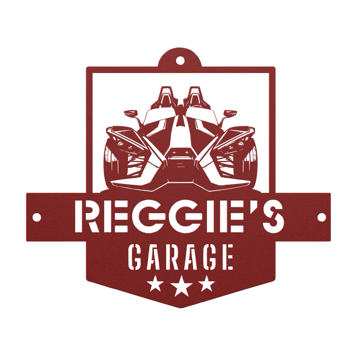 Customized Name Slingshot Gargage Metal Sign - Sling Life Fans