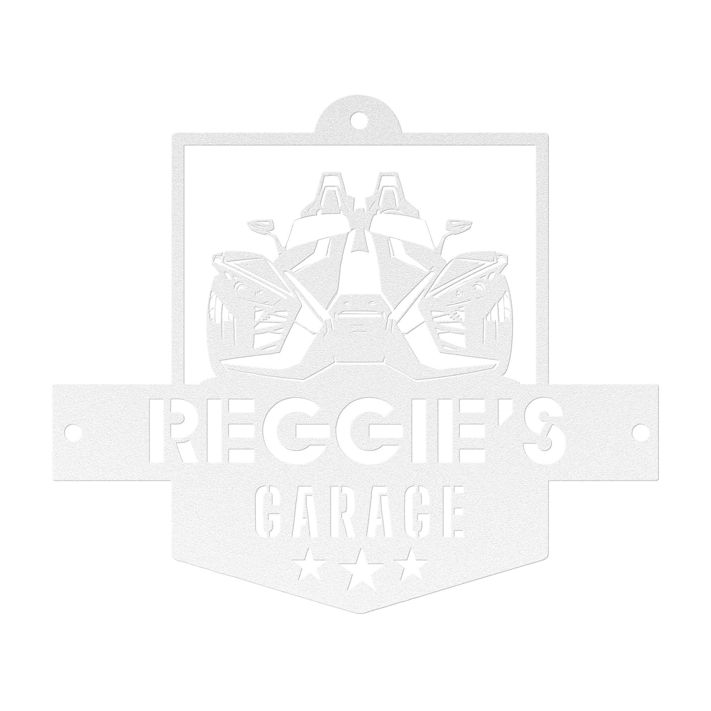 Customized Name Slingshot Gargage Metal Sign - Sling Life Fans