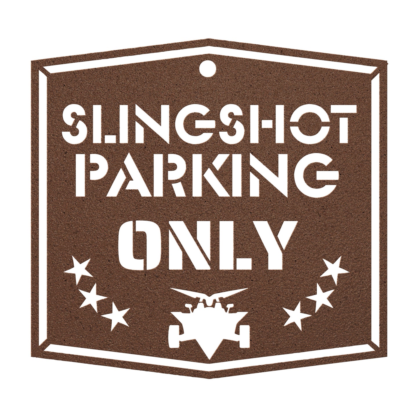 Slingshot Parking Only Metal Sign - Sling Life Fans