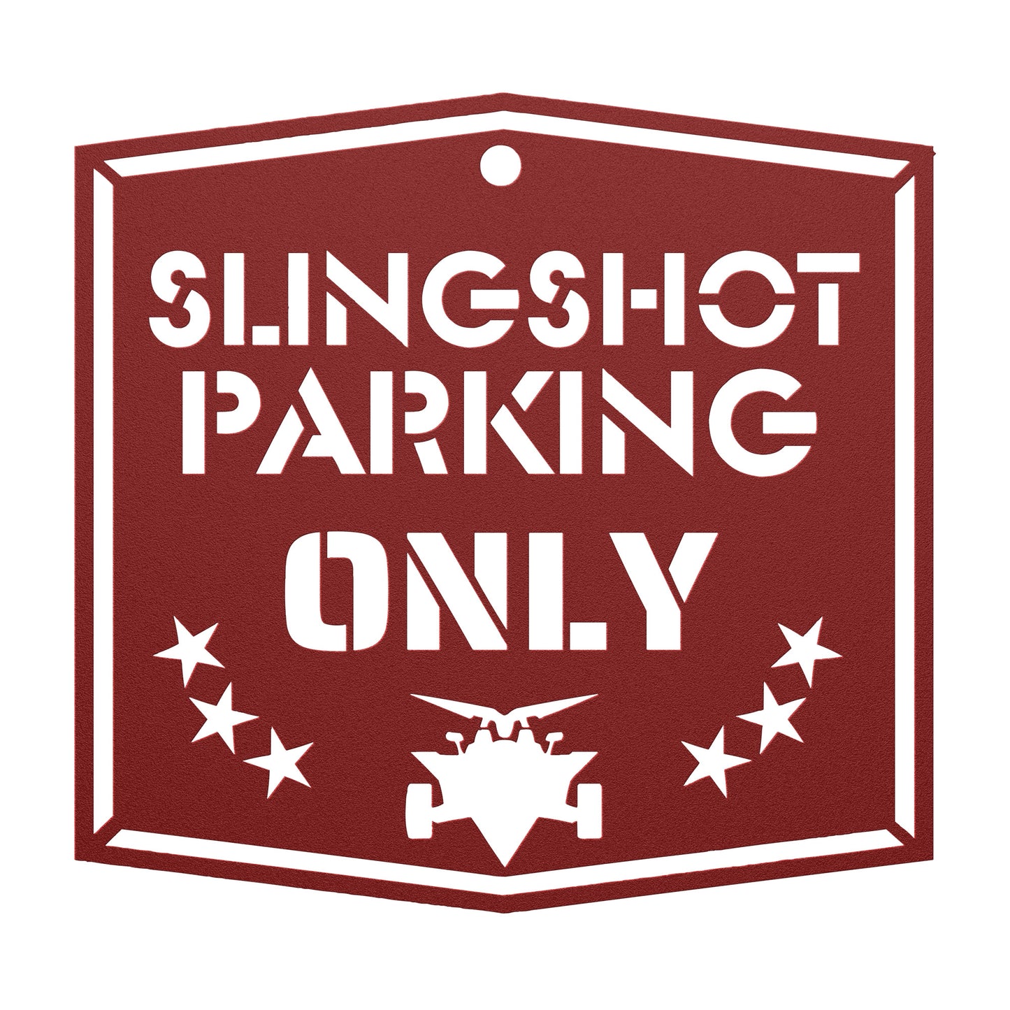 Slingshot Parking Only Metal Sign - Sling Life Fans