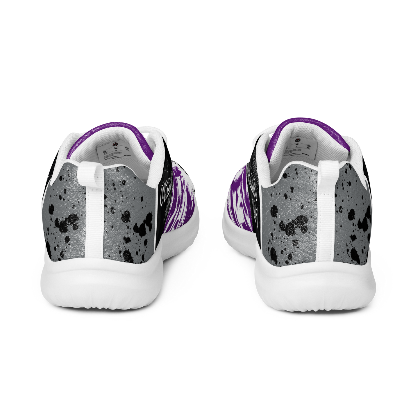 Black & Purple Urban Sling Life Women’s Athletic Shoes