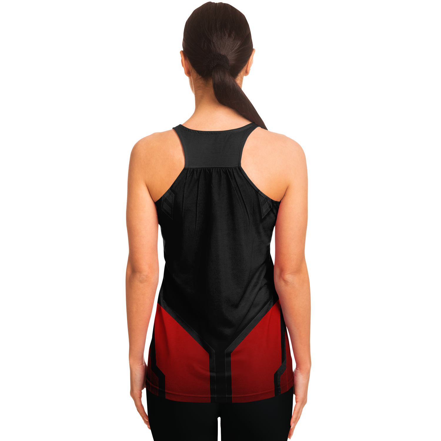 Black & Red Abstract Sling Life Tank Top - Sling Life Fans