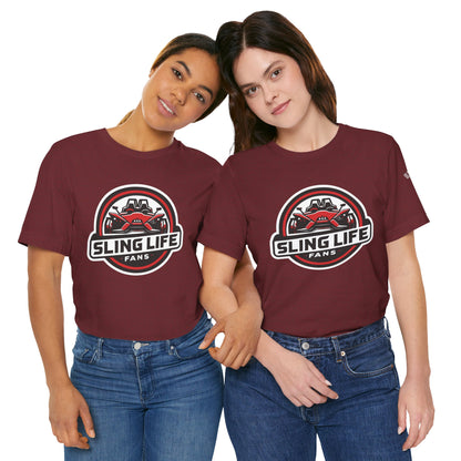 Sling Life Fans Official Logo Unisex Jersey Short Sleeve Tee - Sling Life Fans