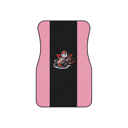 Pink & Black Logo Car Mats - Sling Life Fans