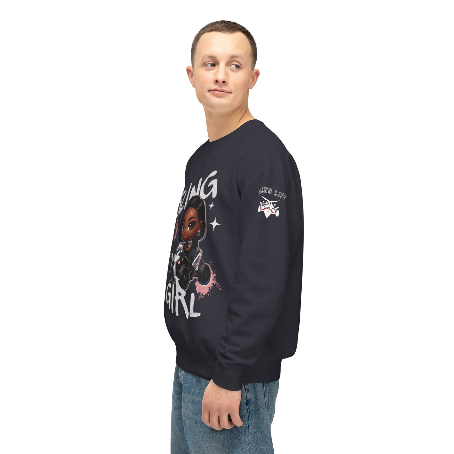 Chibi Girl Sling Life Sweatshirt - Sling Life Fans