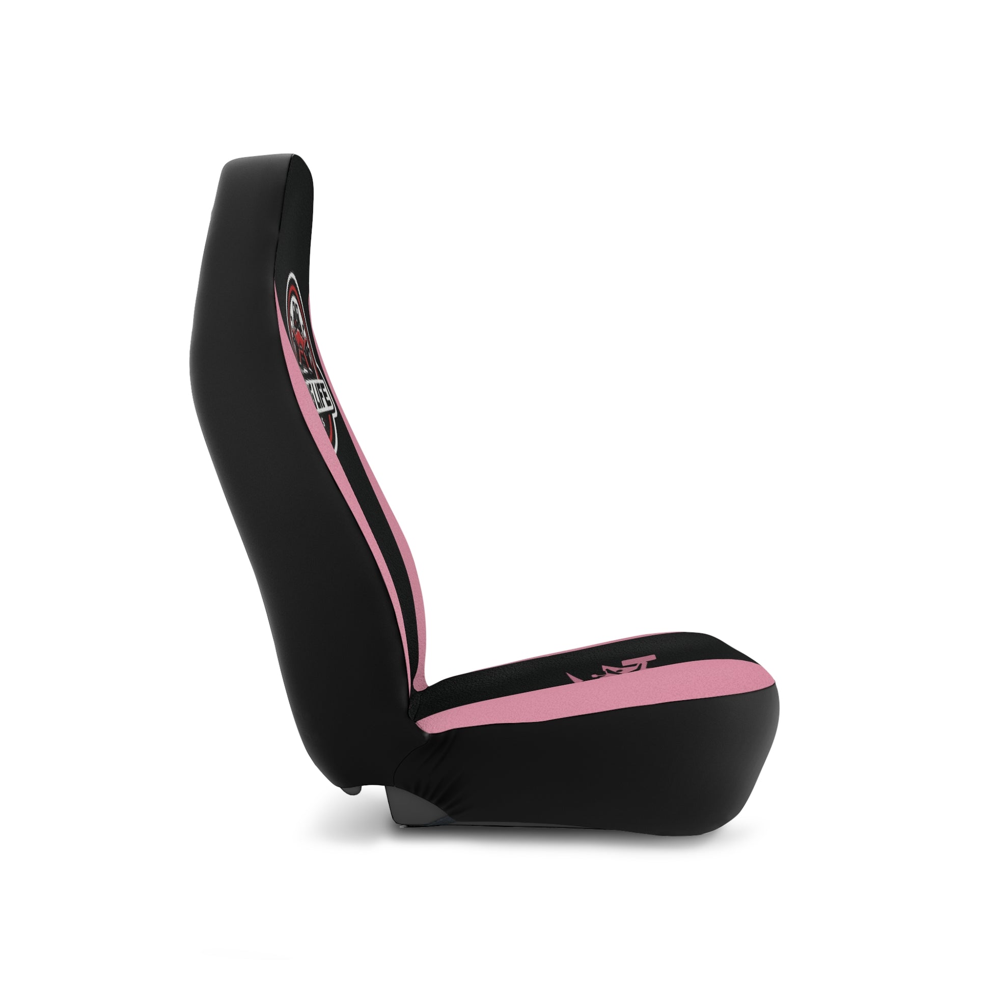 Pink & Black Logo Car Seat Covers - Sling Life Fans