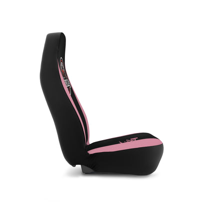 Pink & Black Logo Car Seat Covers - Sling Life Fans