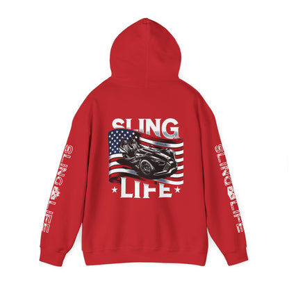Sling Life American Flag Hoodie - Sling Life Fans