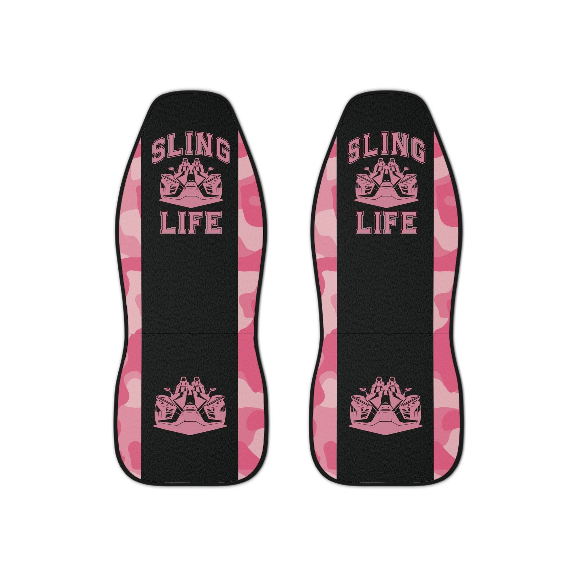 Pink Camoflauge Car Seat Covers - Sling Life Fans