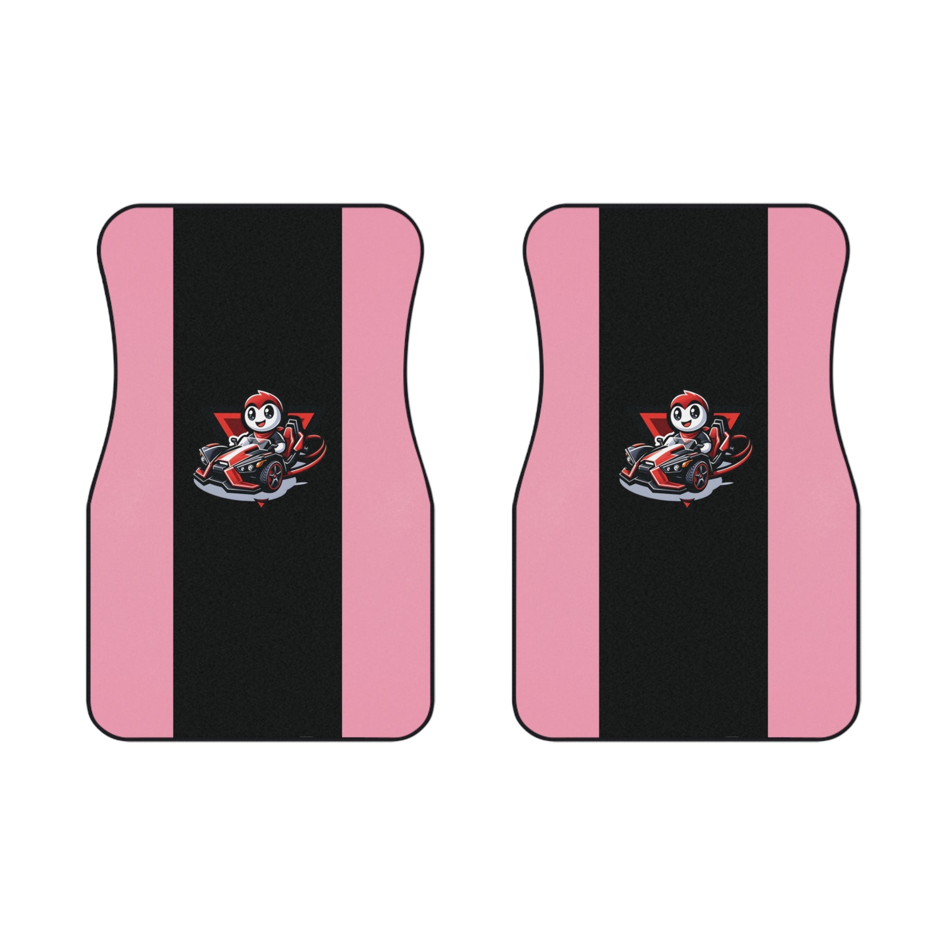 Pink & Black Logo Car Mats - Sling Life Fans