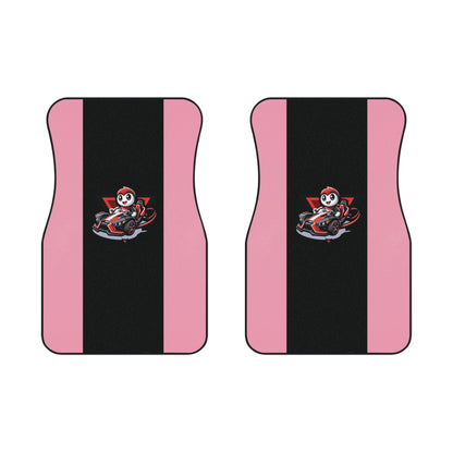 Pink & Black Logo Car Mats - Sling Life Fans