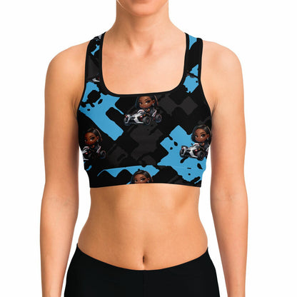 Chibi Girl Sling Life Sports Bra - Sling Life Fans