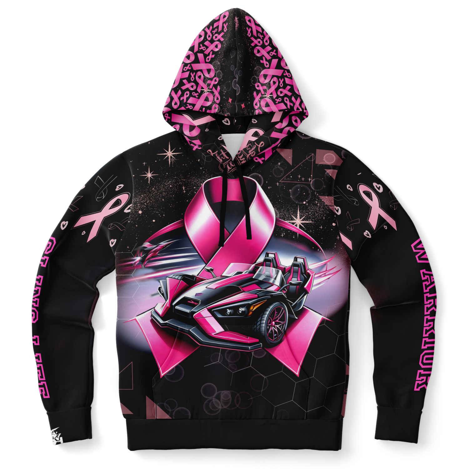 Breast Cancer Awareness AOP Hoodie - Sling Life Fans