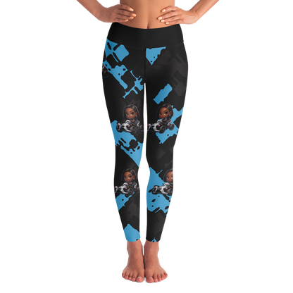 Chibi Girl Driving Slingshot Leggings - Sling Life Fans