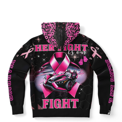 Breast Cancer Awareness AOP Hoodie - Sling Life Fans