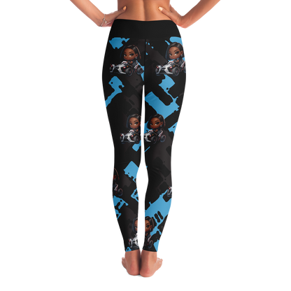 Chibi Girl Driving Slingshot Leggings - Sling Life Fans