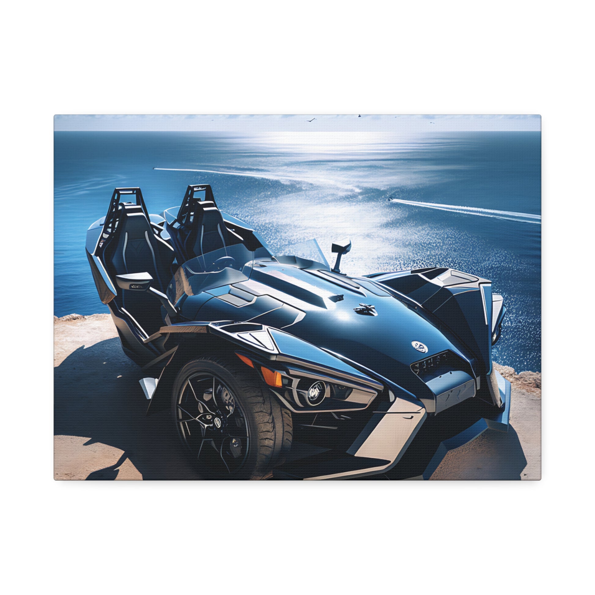 Polaris Slingshot Oceanside View Canvas - Sling Life Fans
