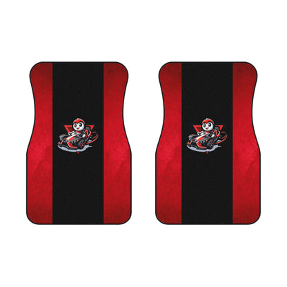 Red & Black Logo Car Mats - Sling Life Fans