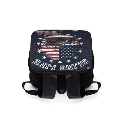 Sling Life USA Slingshot Graphic Shoulder Backpack - Sling Life Fans