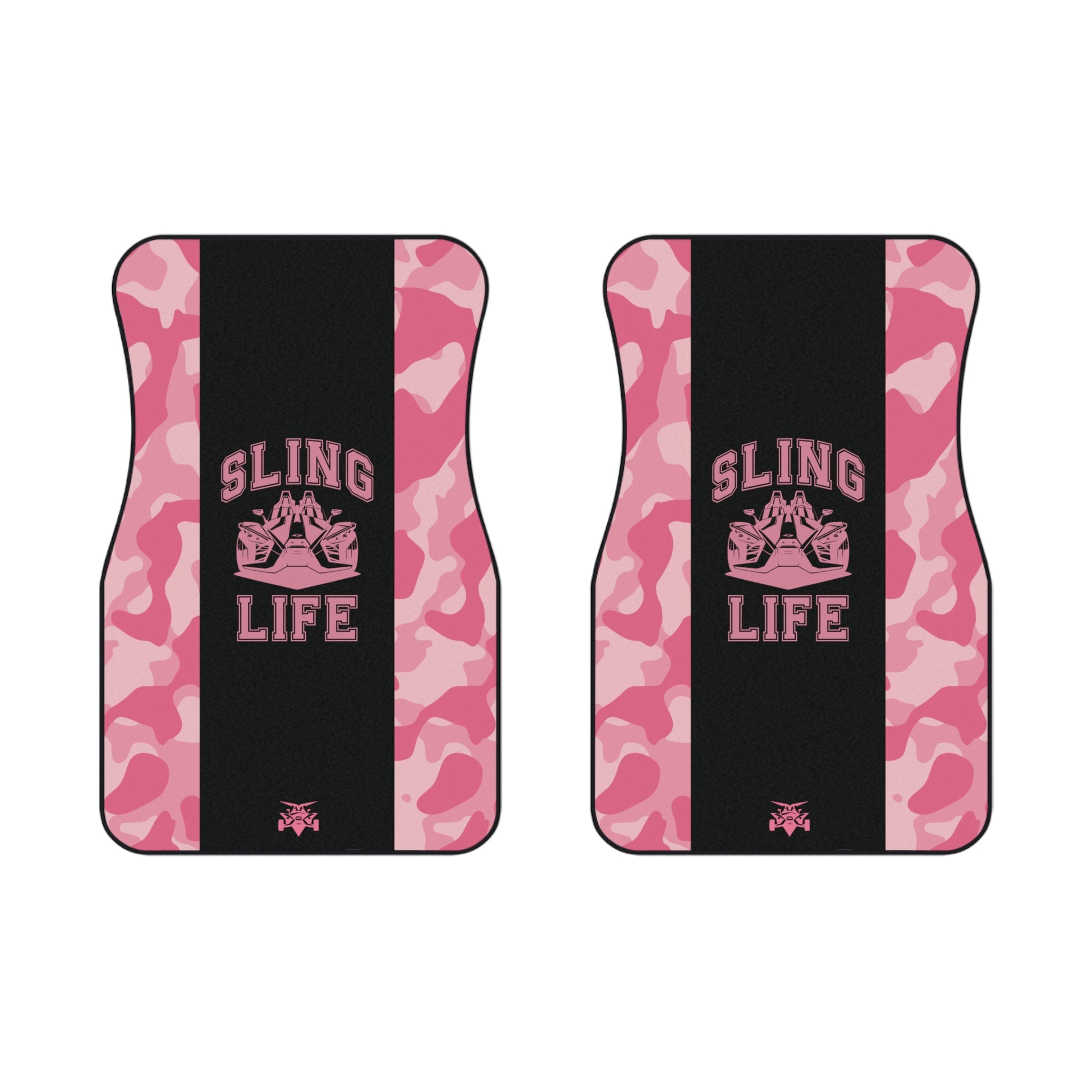 Pink Camoflauge Car Mats - Sling Life Fans