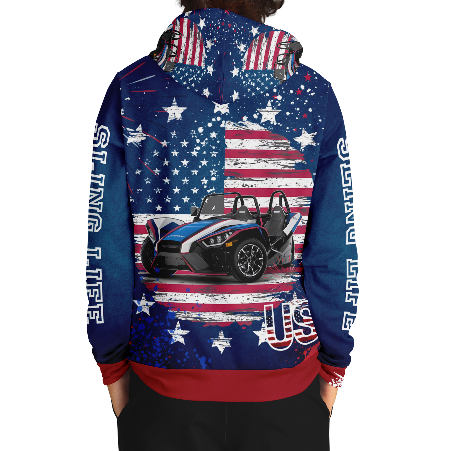 American Pride Slingshot (AOP) Hoodie - Sling Life Fans
