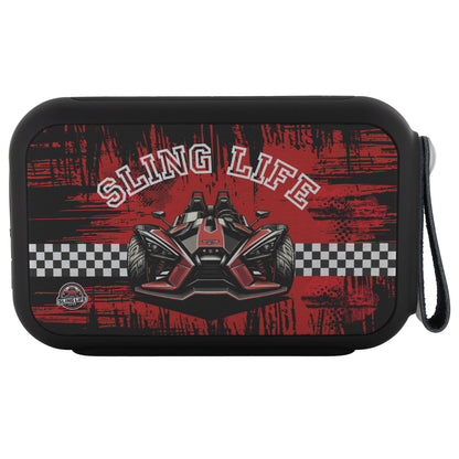 Black & Red Racing Bluetooth Speaker - Sling Life Fans