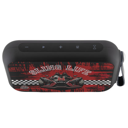 Black & Red Racing Bluetooth Speaker - Sling Life Fans