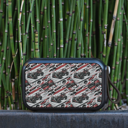 Black & Red Slingshot Pattern Speaker - Sling Life Fans