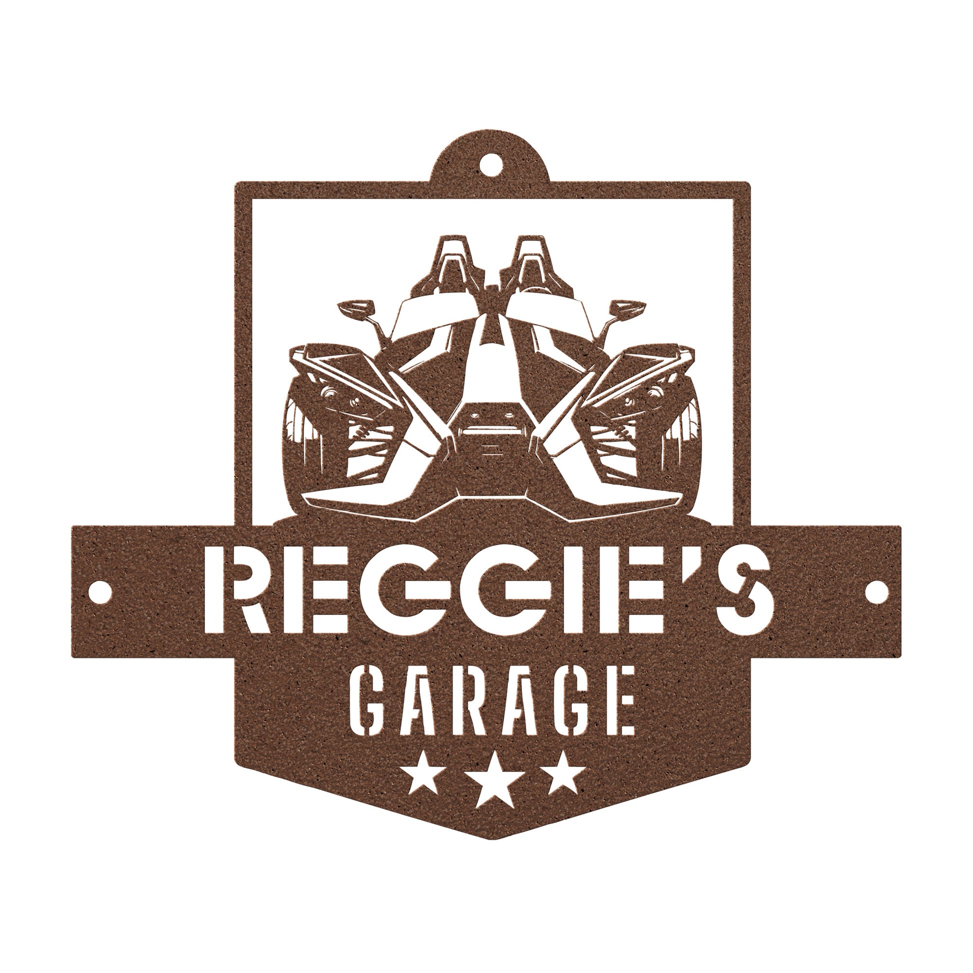 Customized Name Slingshot Gargage Metal Sign - Sling Life Fans