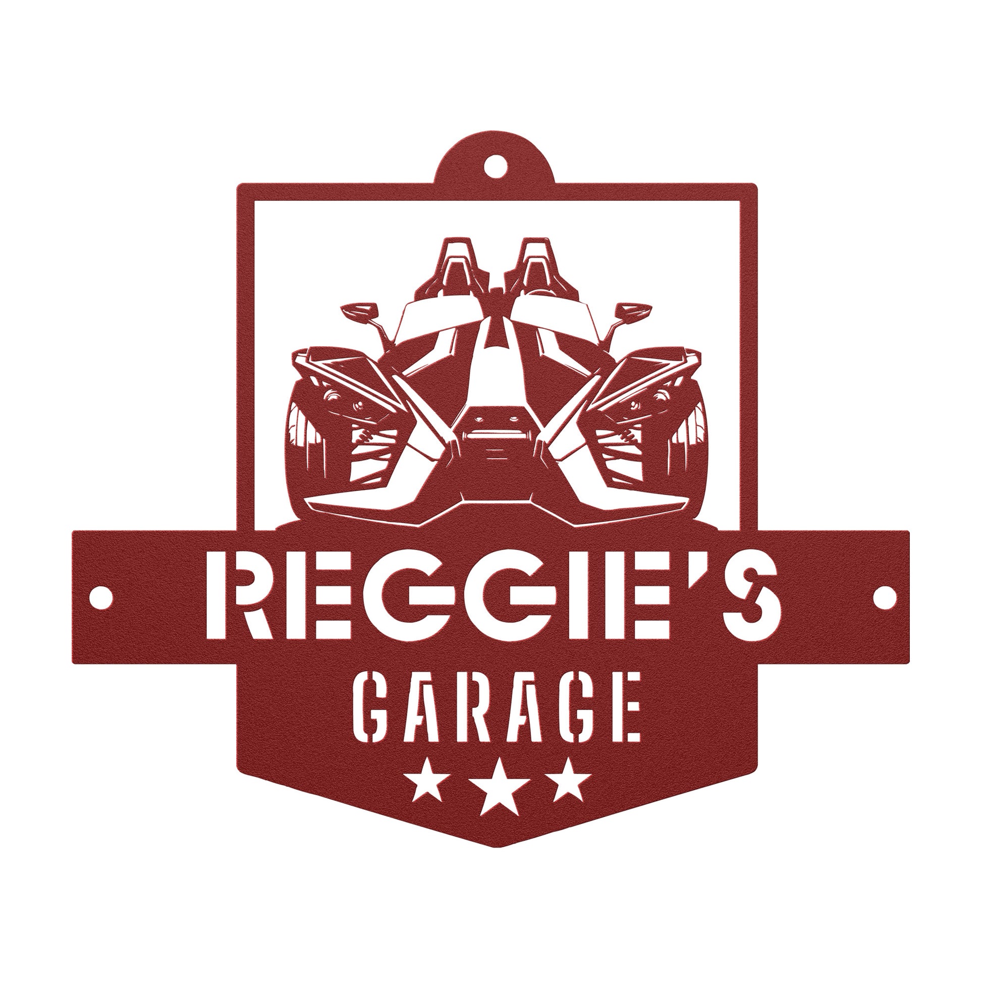 Customized Name Slingshot Gargage Metal Sign - Sling Life Fans