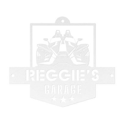 Customized Name Slingshot Gargage Metal Sign - Sling Life Fans