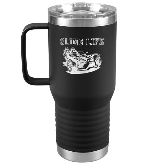 Sling Life Etched Silhouette 20 oz Tumbler - Sling Life Fans
