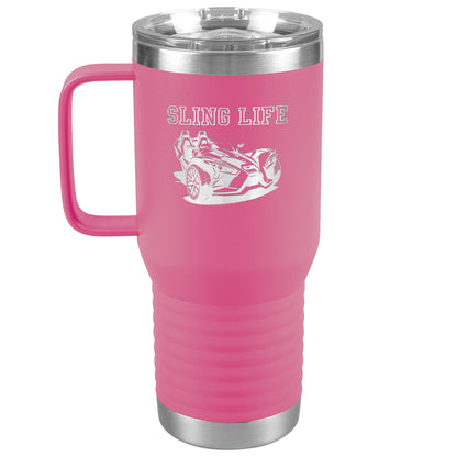 Sling Life Etched Silhouette 20 oz Tumbler - Sling Life Fans