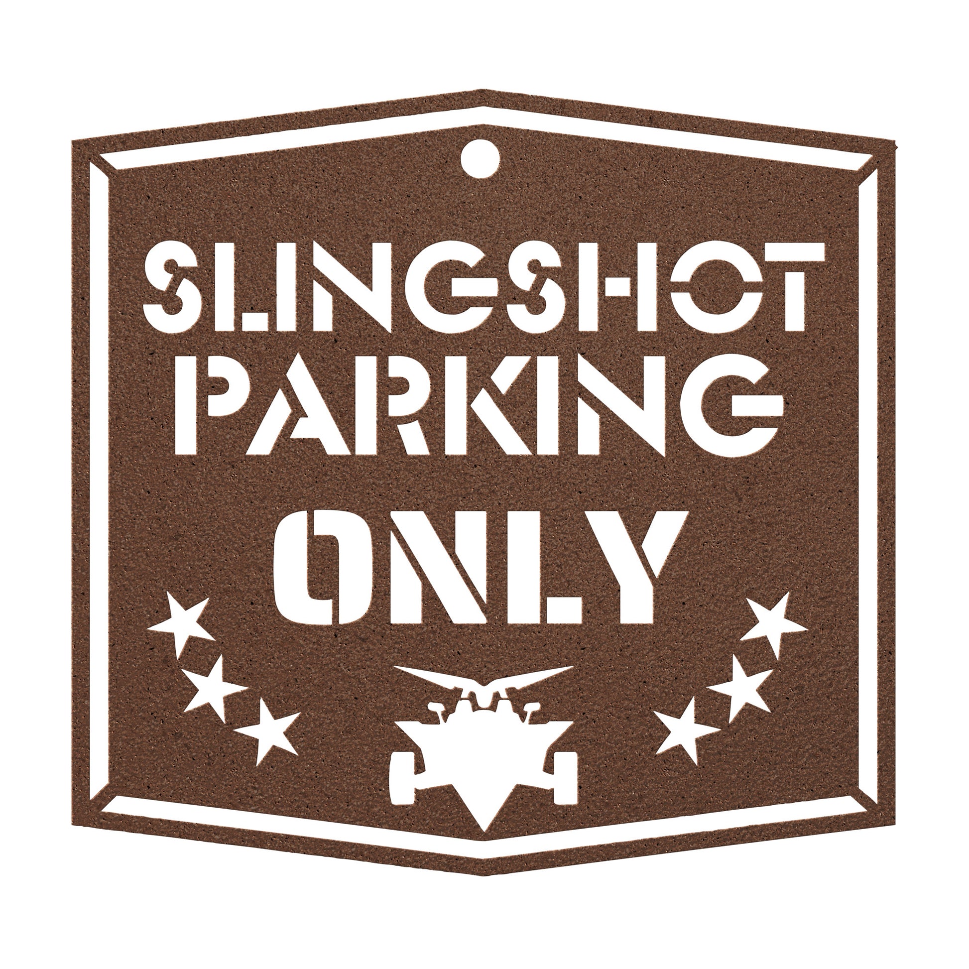 Slingshot Parking Only Metal Sign - Sling Life Fans
