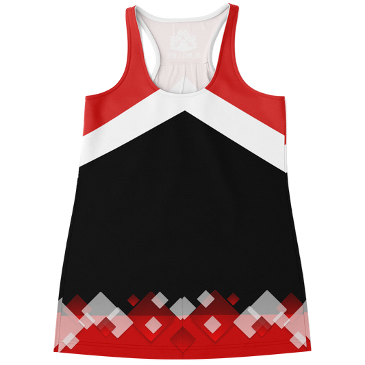 Red & Black Chevron Sling Life Tank Top - Sling Life Fans